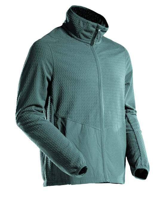 Mascot Customized trui 22803-639 microfleece rits lichtbosgroen(35)