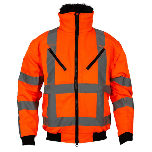 OXXA Essential Jassen Aka 0966 HiVis- RWS Uitneembare voering- mouwen fluo-oranje