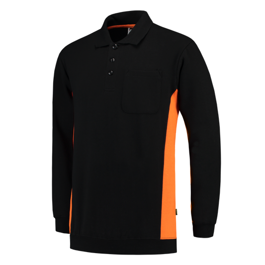Tricorp Workwear Polosweaters 302001-TS2000 zwart-oranje(blackorange)