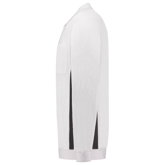 Tricorp Workwear Polosweaters 302001-TS2000 wit-donkergrijs(whitedarkgrey)
