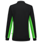 Tricorp Workwear Polosweaters 302002 zwart-limoen(blacklime)