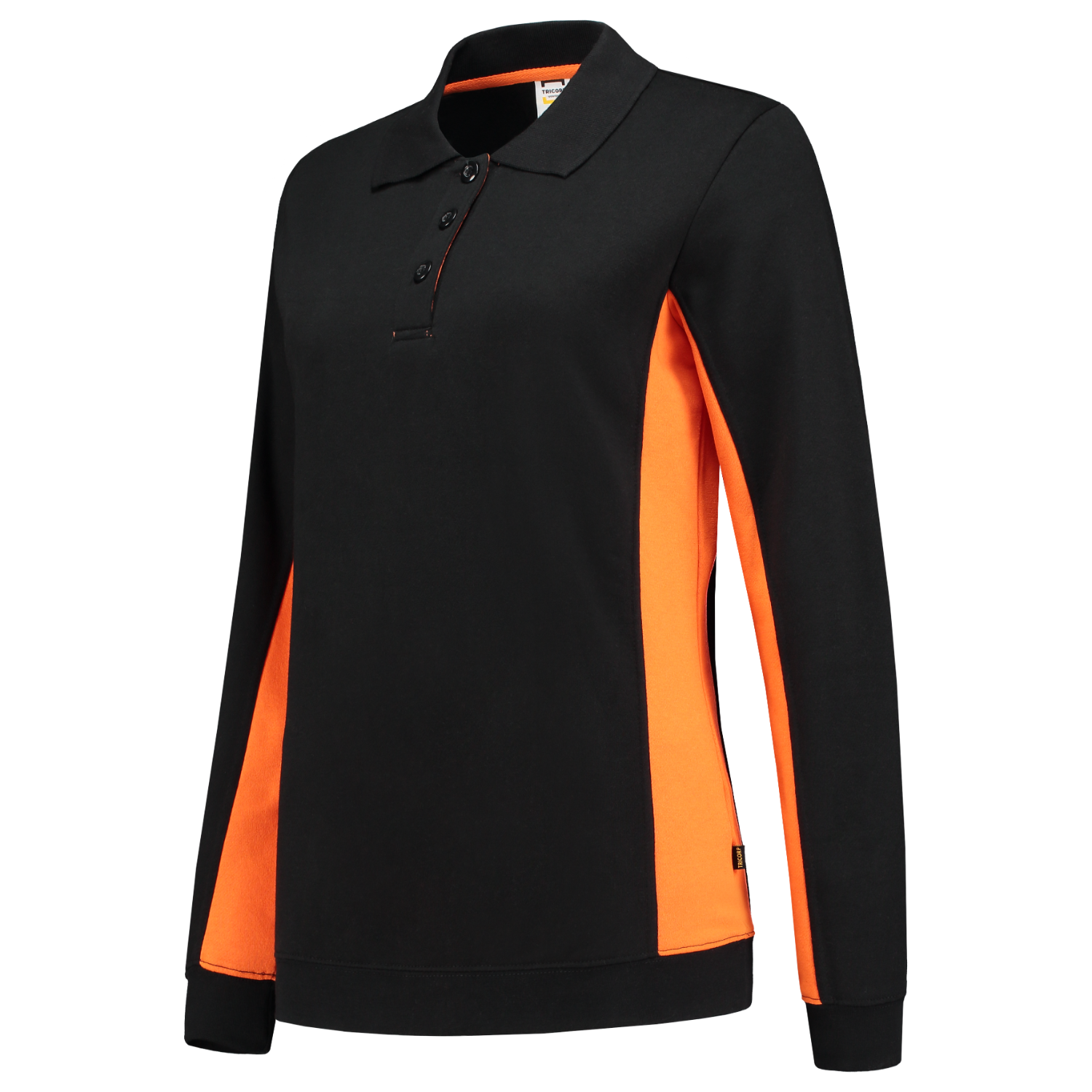 Tricorp Workwear Polosweaters 302002 zwart-oranje(blackorange)