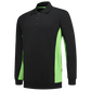 Tricorp Workwear Polosweaters 302003 zwart-limoen(blacklime)