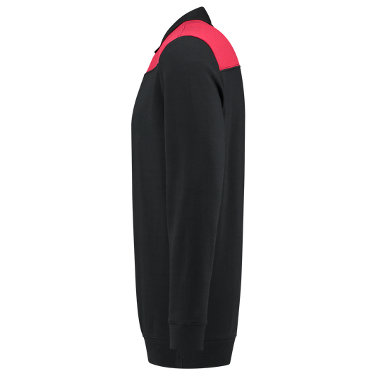 Tricorp Workwear Polosweaters 302004 zwart-rood(blackred)
