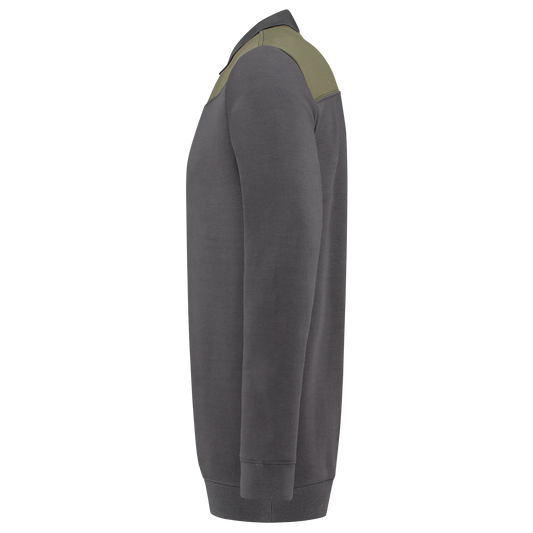 Tricorp Workwear Polosweaters 302004 donkergrijs-legergroen(darkgreyarmy)