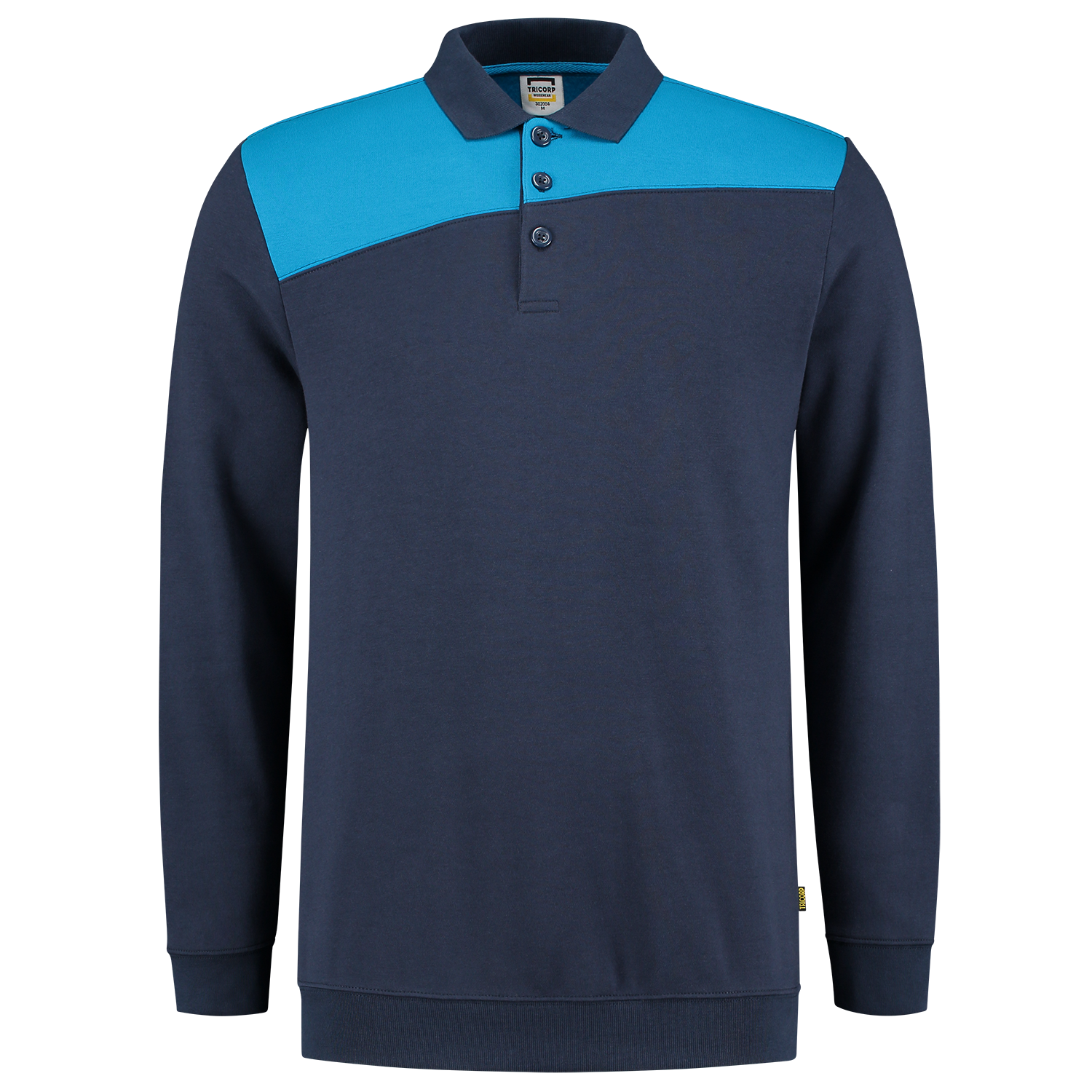 Tricorp Workwear Polosweaters 302004 inktblauw-turkoois(inkturquoise)