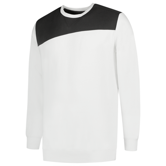 Tricorp Workwear Sweaters 302013 wit-donkergrijs(whitedarkgrey)