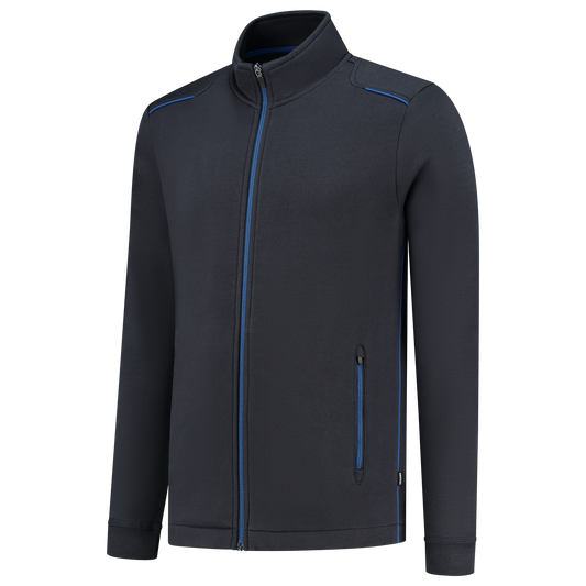 Tricorp Accent Sweatvest 302702 bicolor unisex marineblauw-koningsblauw(navyroyalblue)