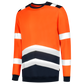 Tricorp Safety Polosweaters 303004 HiVis fluo oranje-inktblauw(fluororangeink)