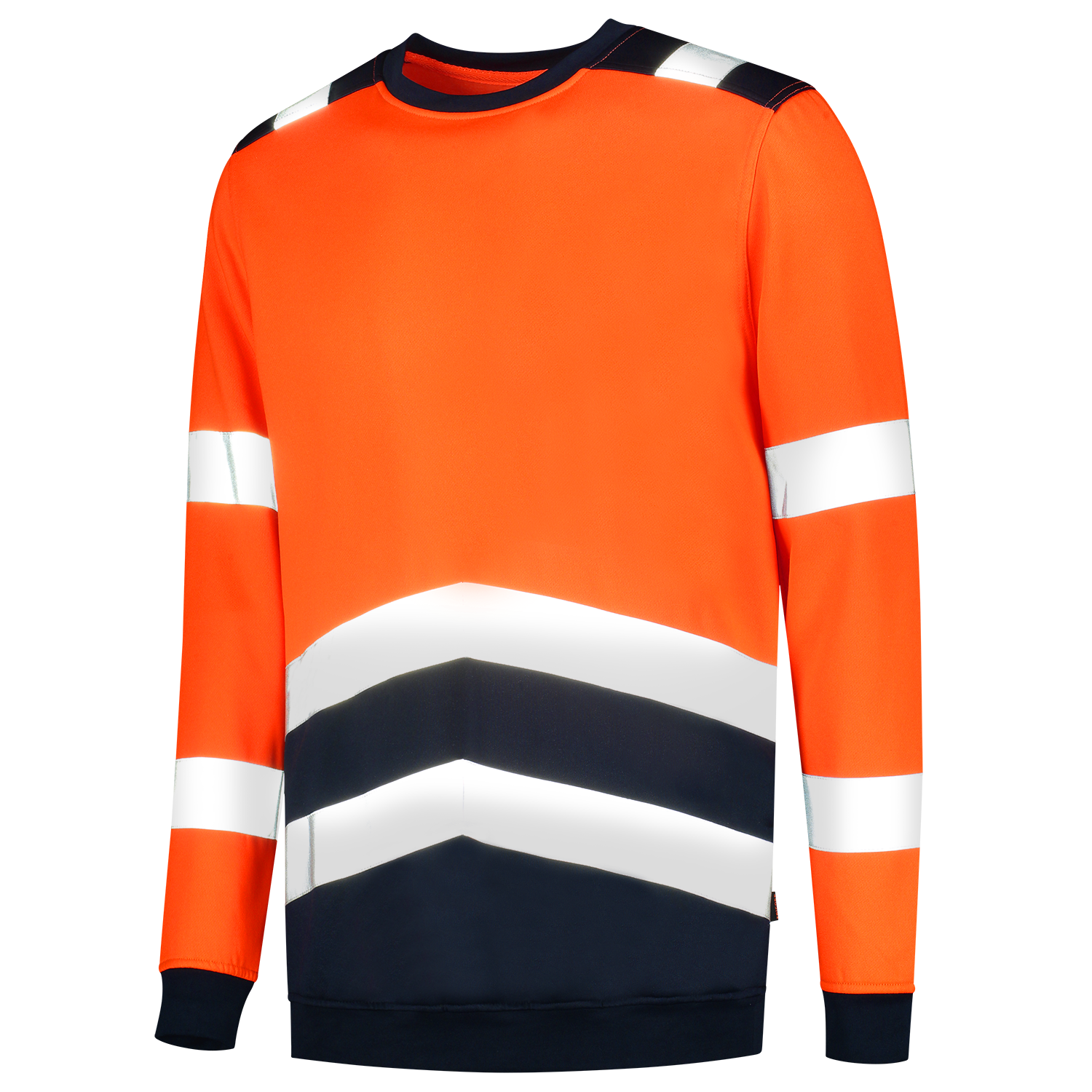 Tricorp Safety Polosweaters 303004 HiVis fluo oranje-inktblauw(fluororangeink)