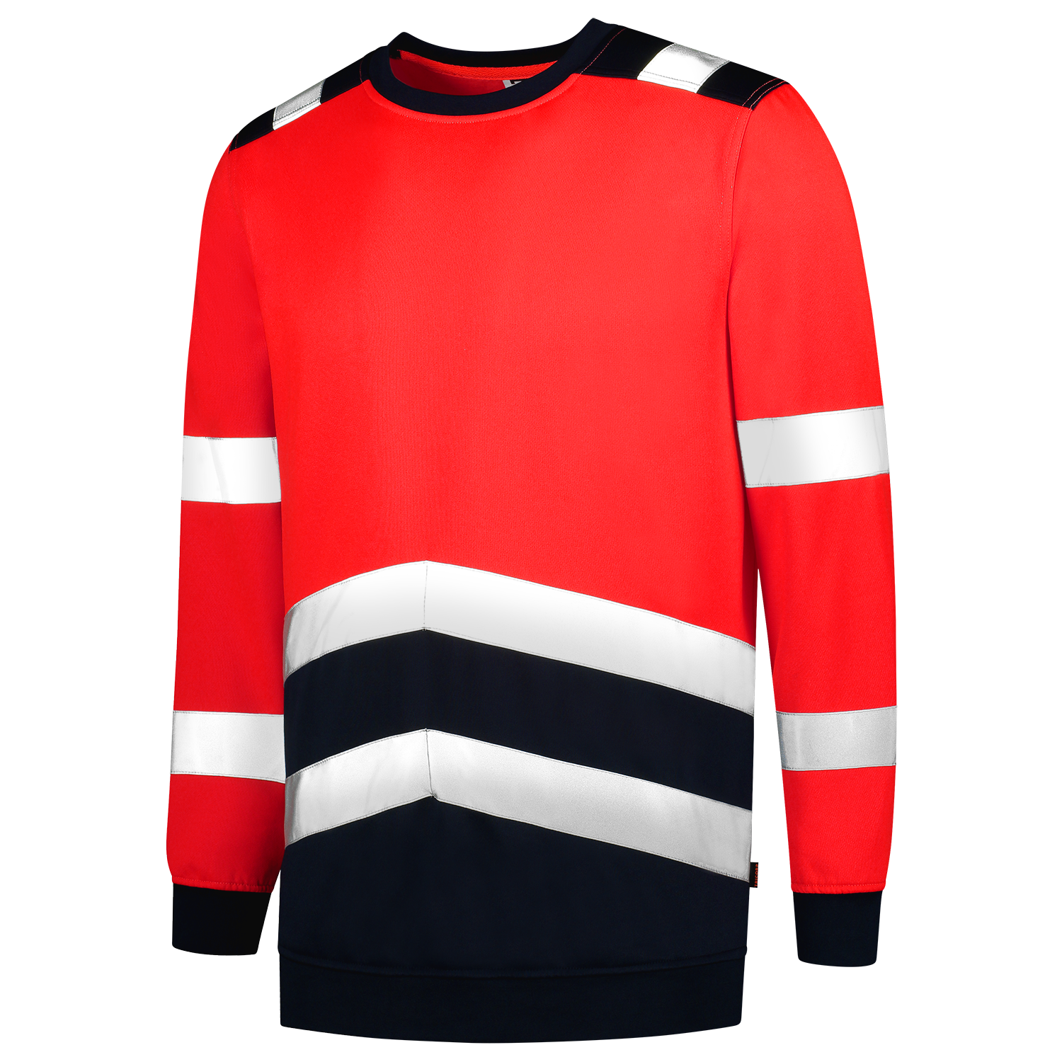 Tricorp Safety Polosweaters 303004 HiVis fluo rood-inktblauw(fluorredink)