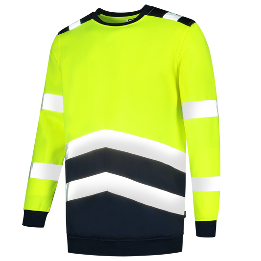 Tricorp Safety Polosweaters 303004 HiVis fluo geel-inktblauw(fluoryellowink)