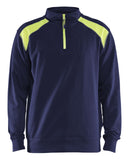 Blaklader Polosweaters 33531158 marineblauw-geel(8933)