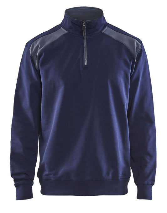 Blaklader Polosweaters 33531158 marineblauw-grijs(8994)