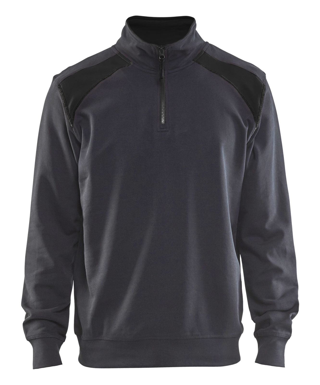Blaklader Polosweaters 33531158 midden grijs-zwart(9699)