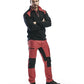 Blaklader Polosweaters 33531158 zwart-rood(9956)
