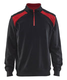 Blaklader Polosweaters 33531158 zwart-rood(9956)