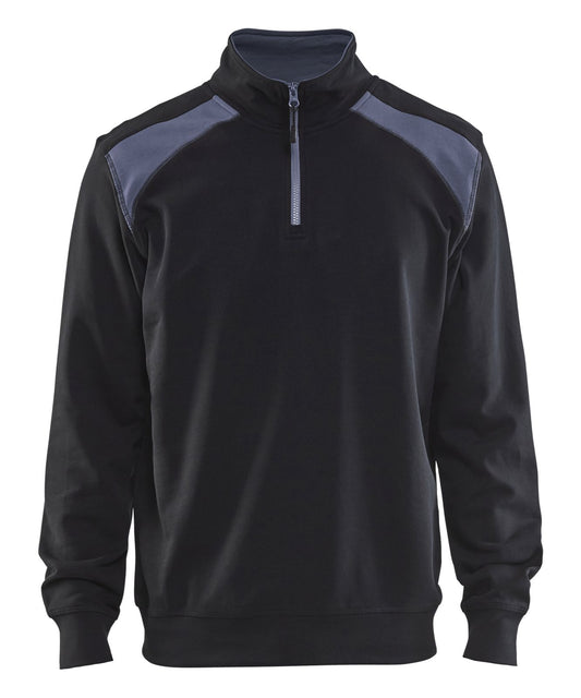 Blaklader Polosweaters 33531158 zwart-grijs(9994)