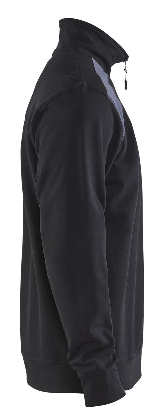 Blaklader Polosweaters 33531158 zwart-grijs(9994)