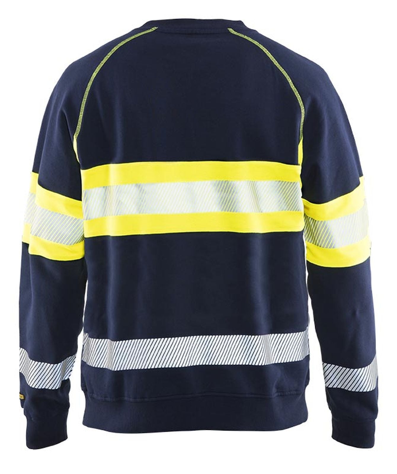 Blaklader Polosweaters 33591158 HiVis marineblauw-geel(8933)