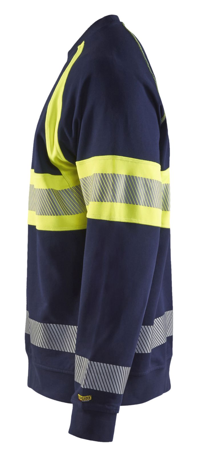 Blaklader Polosweaters 33591158 HiVis marineblauw-geel(8933)
