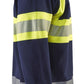 Blaklader Polosweaters 33591158 HiVis marineblauw-geel(8933)