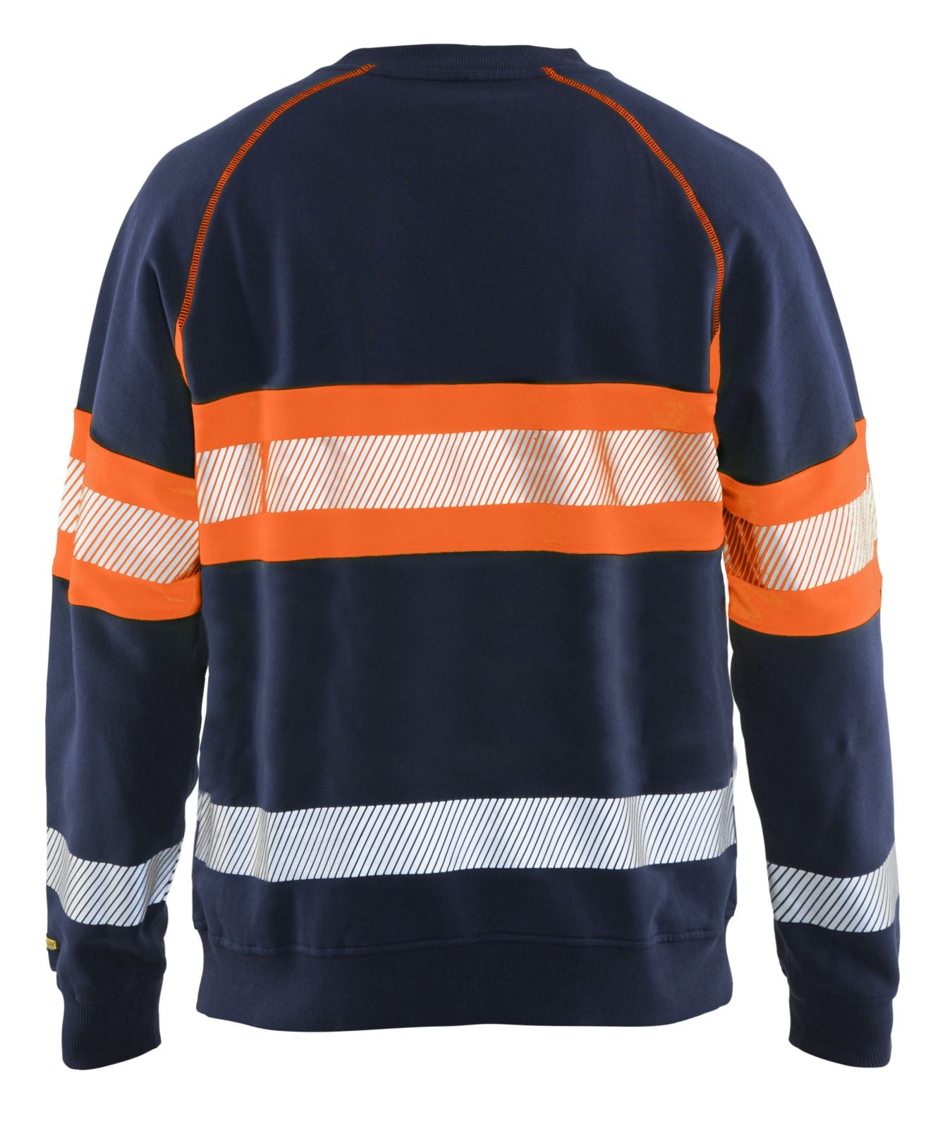 Blaklader Polosweaters 33591158 HiVis marineblauw-oranje(8953)