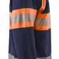 Blaklader Polosweaters 33591158 HiVis marineblauw-oranje(8953)