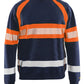 Blaklader Polosweaters 33591158 HiVis marineblauw-oranje(8953)
