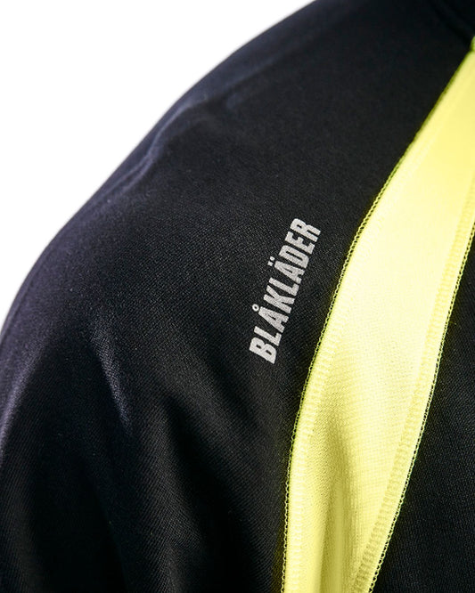 Blaklader Polosweaters 33591158 HiVis zwart-geel(9933)