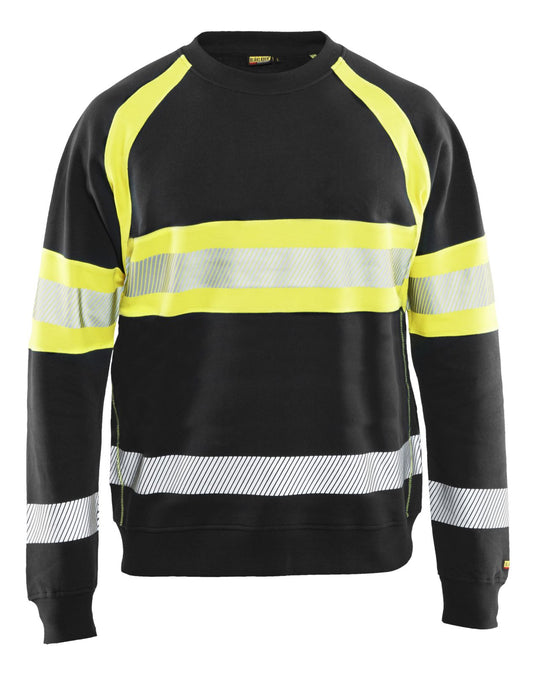 Blaklader Polosweaters 33591158 HiVis zwart-geel(9933)