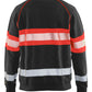 Blaklader Polosweaters 33591158 HiVis zwart-fluo rood(9955)
