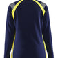 Blaklader Polosweaters 34031158 marineblauw-fluo geel(8933)