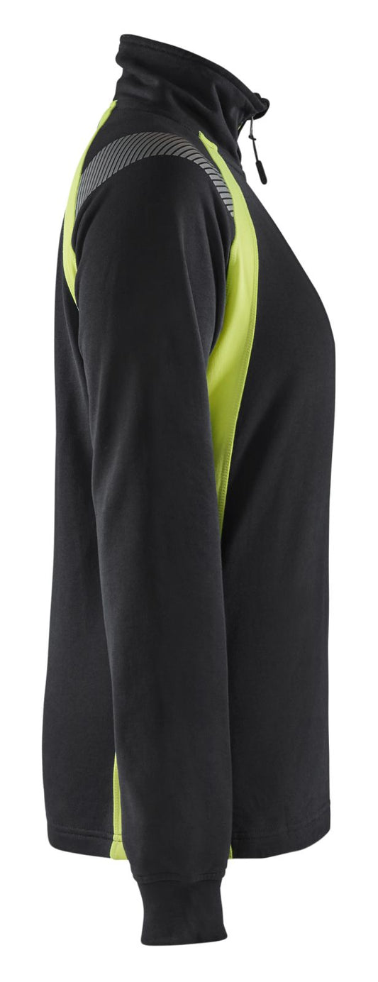 Blaklader Polosweaters 34031158 zwart-fluo geel(9933)