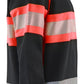 Blaklader Bi-Colour sweaters 34091158 zwart-fluo rood(9955)