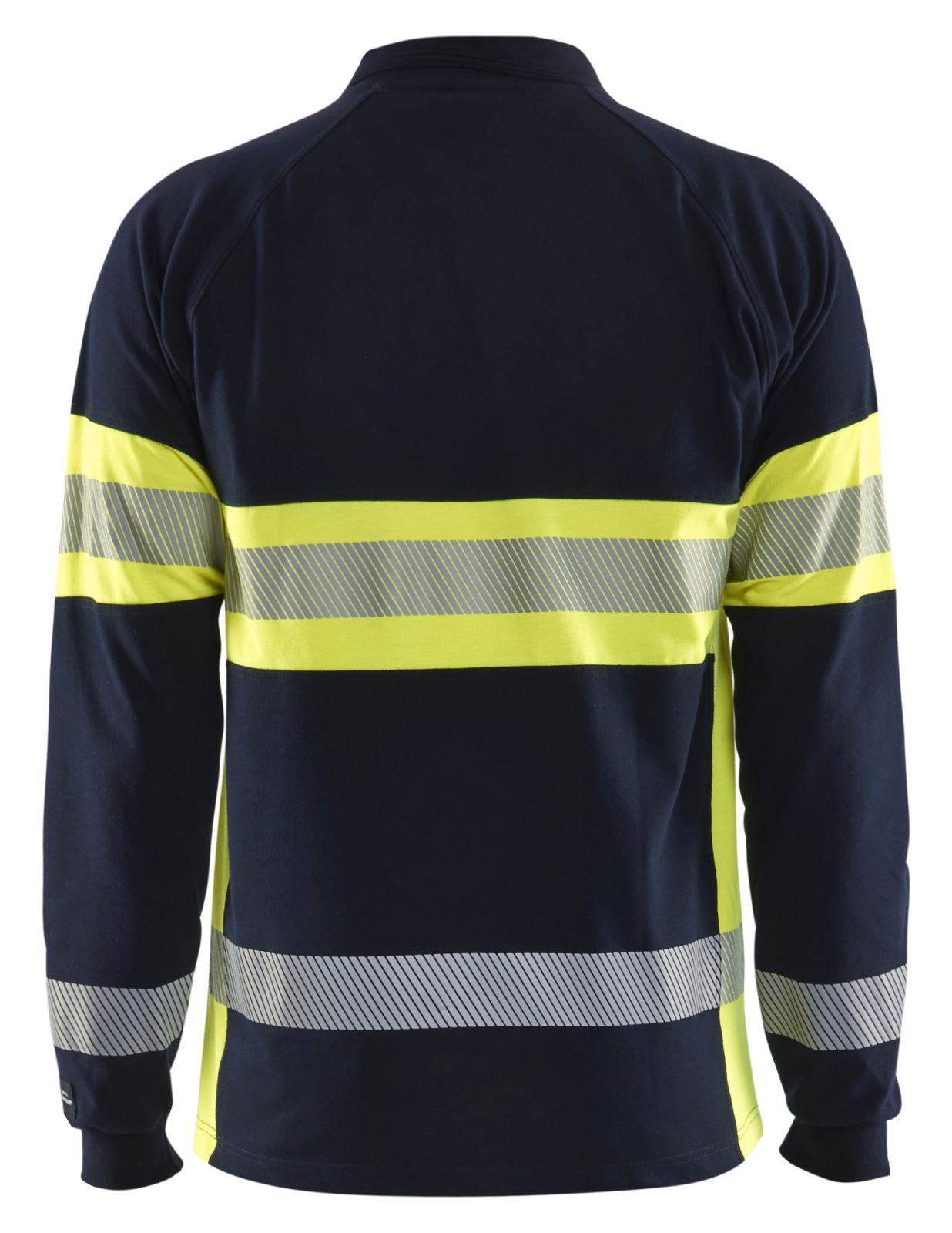 Blaklader Polosweaters 34381726 Multinorm marineblauw-geel(8933)