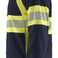 Blaklader Vlamvertragend Multinorm Poloshirt 34381741 piqué lange mouw vlamwerend antistatisch marineblauw-fluo geel(8933)