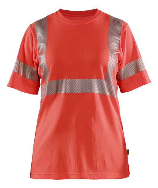 Blaklader High Vis t-shirts 35022537 HiVis fluo rood(5500)