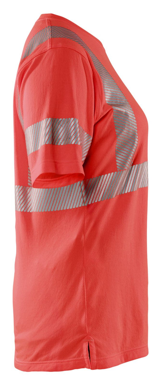 Blaklader High Vis t-shirts 35022537 HiVis fluo rood(5500)