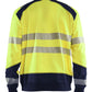 Blaklader Polosweaters 35412528 HiVis fluo geel-marineblauw(3389)