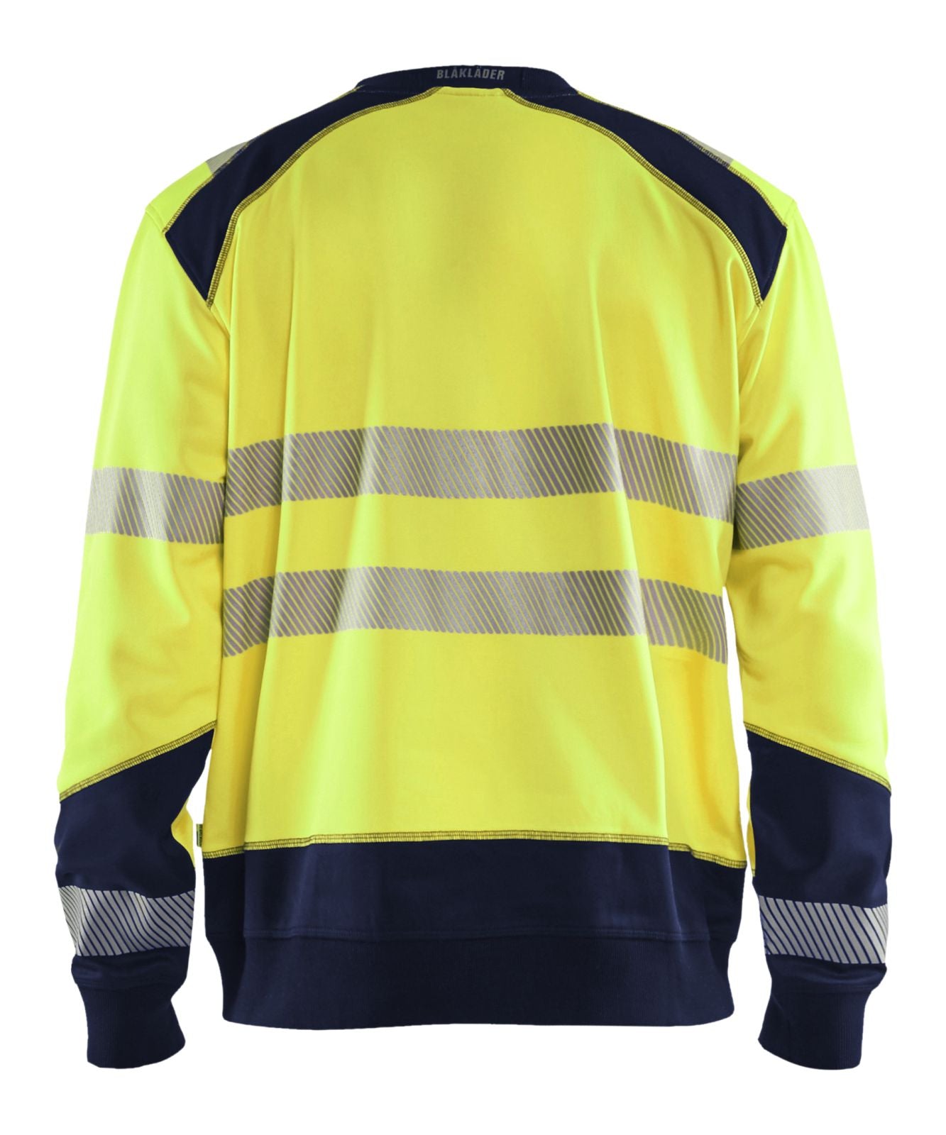Blaklader Polosweaters 35412528 HiVis fluo geel-marineblauw(3389)