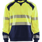 Blaklader Polosweaters 35412528 HiVis fluo geel-marineblauw(3389)