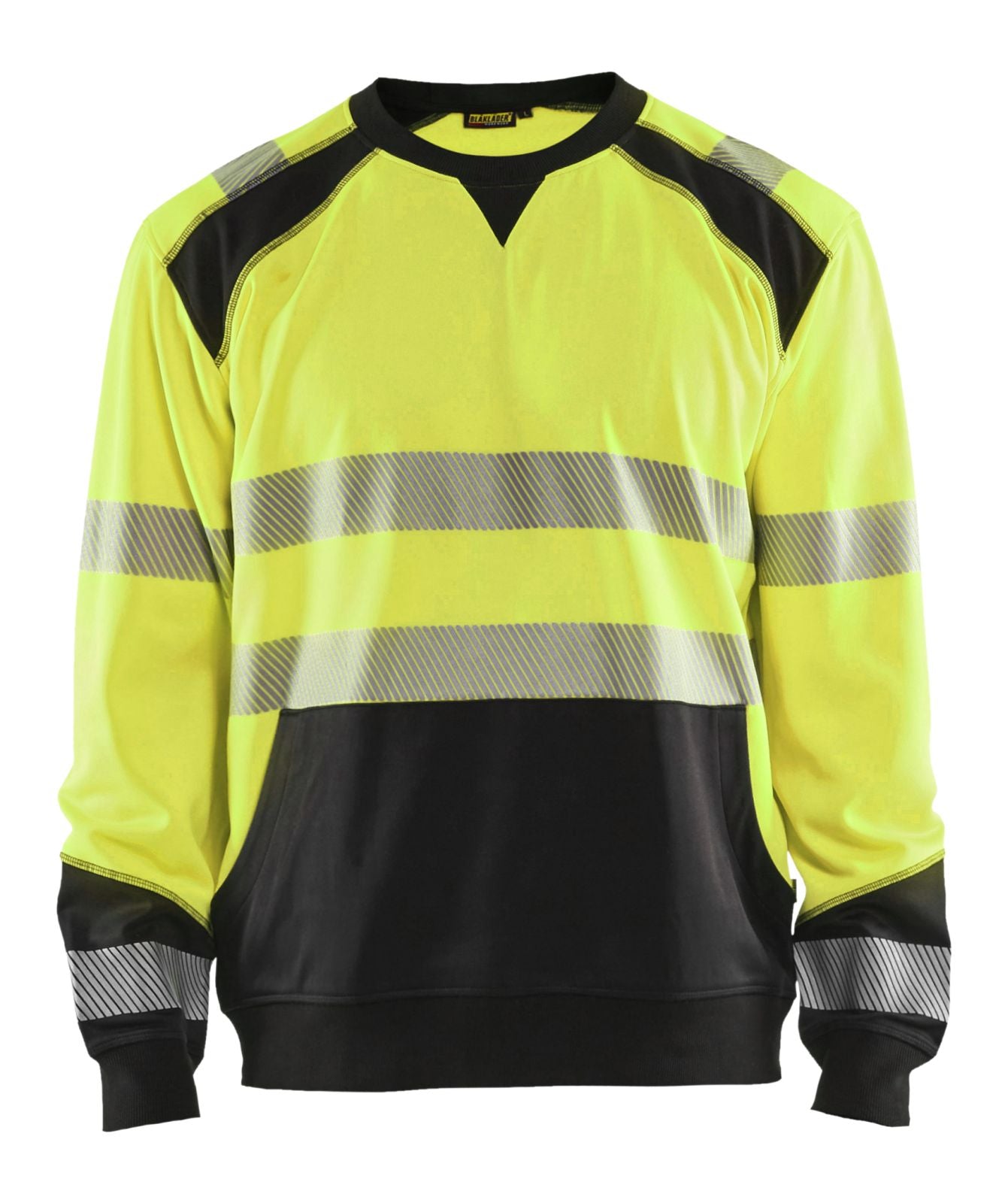 Blaklader Polosweaters 35412528 HiVis fluo geel-zwart(3399)
