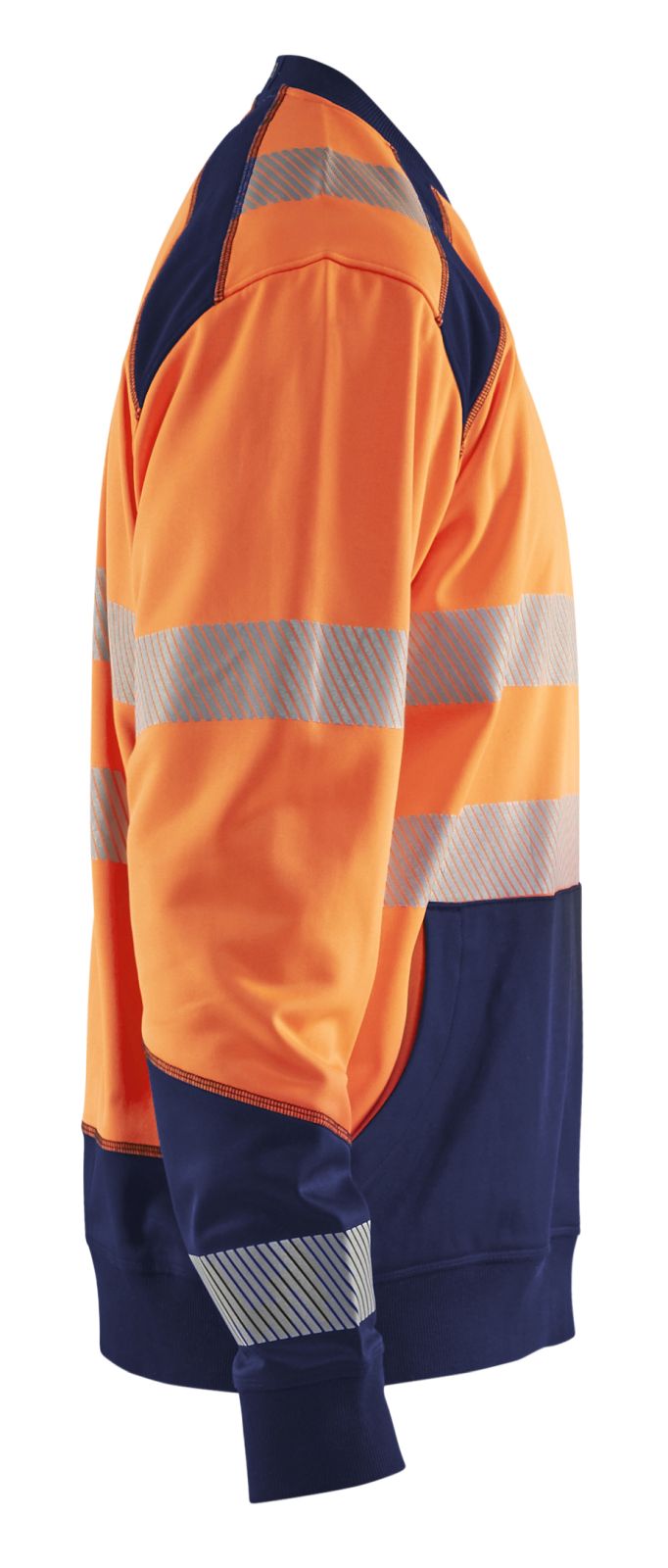Blaklader Polosweaters 35412528 HiVis fluo oranje-marineblauw(5389)
