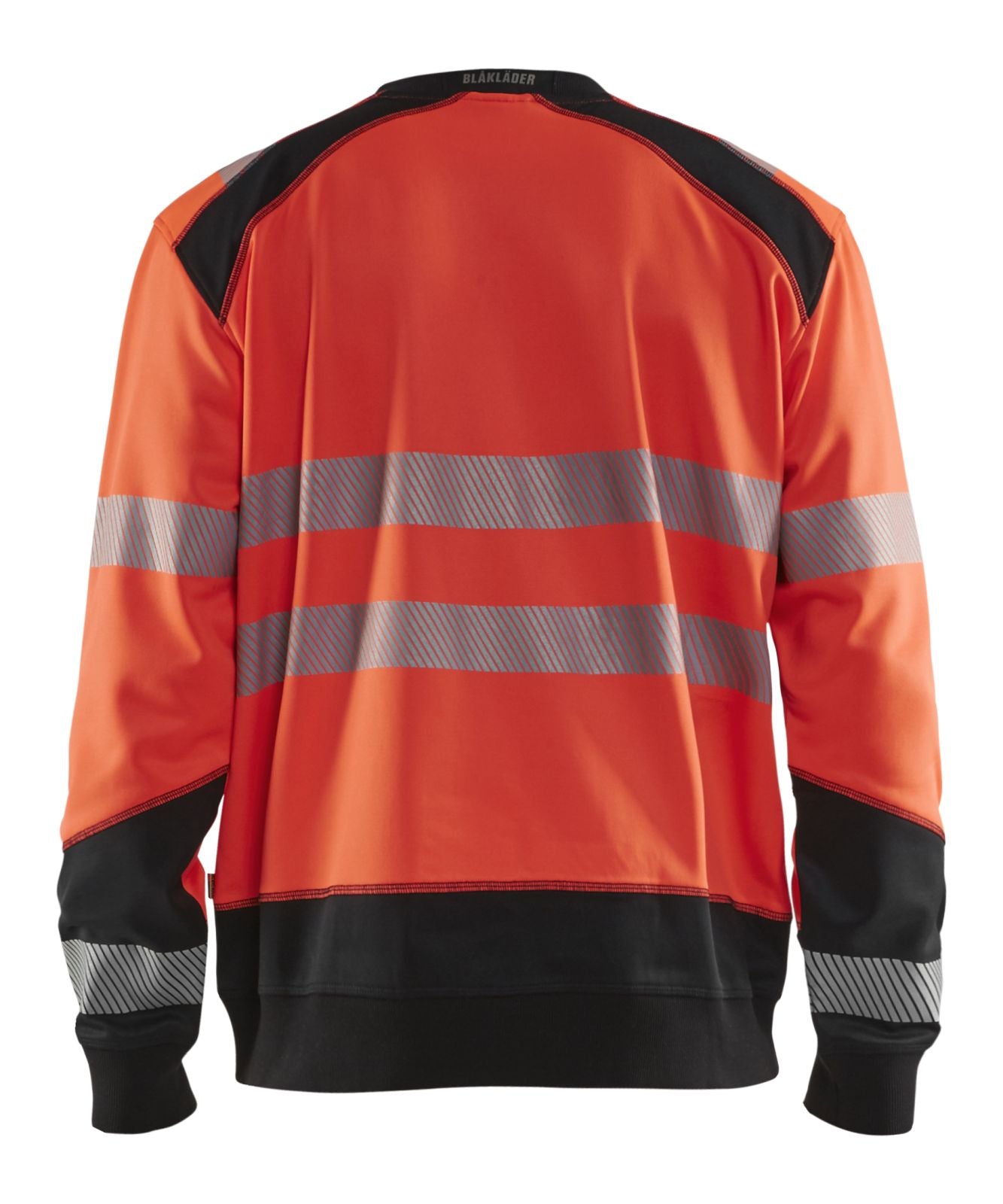 Blaklader Polosweaters 35412528 HiVis fluo rood-zwart(5599)