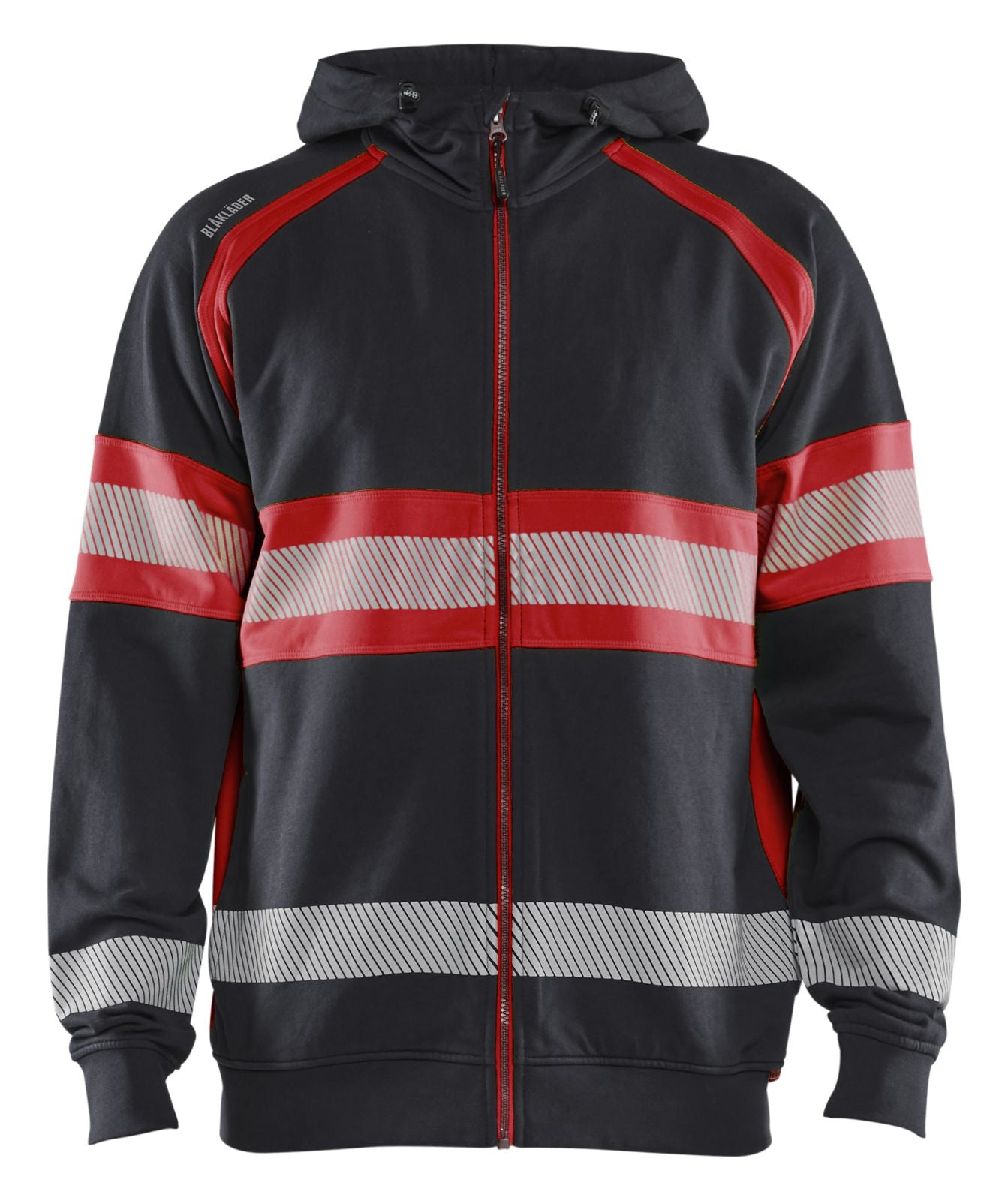 Blaklader Vesten 35521158 zwart-fluo rood(9955)