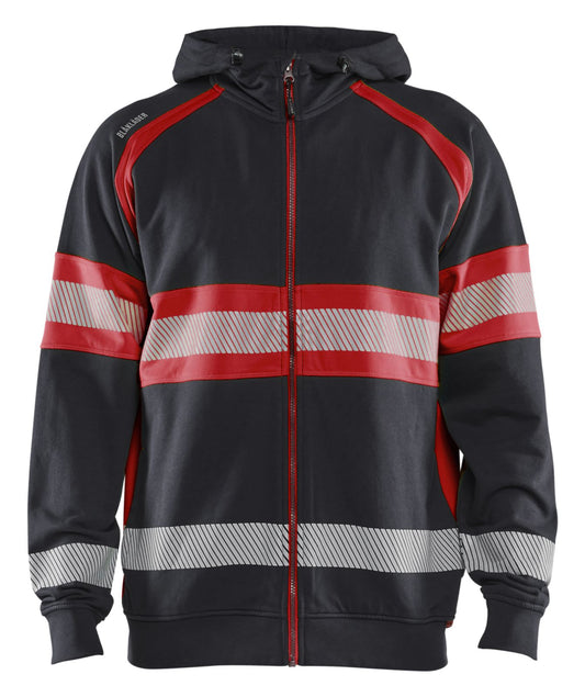 Blaklader Vesten 35521158 zwart-fluo rood(9955)