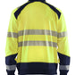 Blaklader Polosweaters 35562528 HiVis fluo geel-marineblauw(3389)