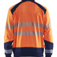 Blaklader Polosweaters 35562528 HiVis fluo oranje-marineblauw(5389)