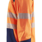 Blaklader Polosweaters 35562528 HiVis fluo oranje-marineblauw(5389)